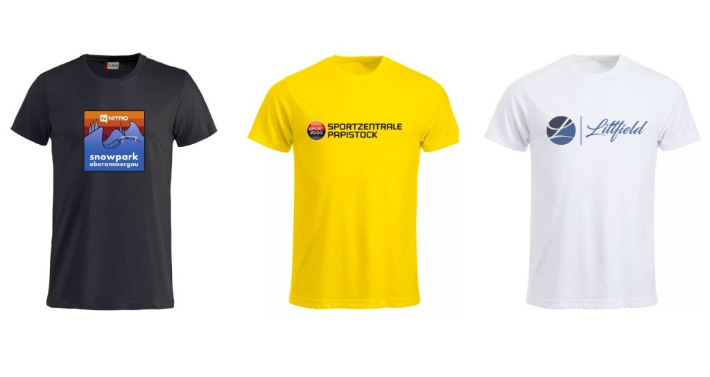T-Shirts bedrucken Oberammergau - Logo Motiv